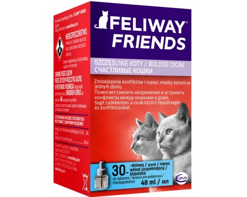Feliway Friends Модулятор поведения для кошек, запасной флакон для диффузора
