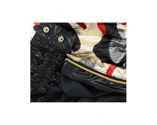 Дождевик для собак камуфляж/красный для мальчиков