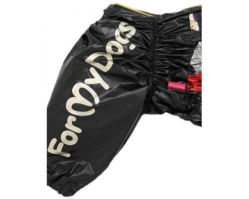 Дождевик для собак камуфляж/красный для мальчиков