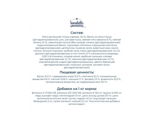 Sanabelle Indoor для домашних кошек