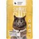 Smart Cat паучи для взрослых кошек и котят кусочки курочки в нежном соусе