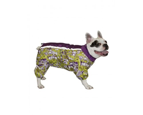 Комбинезон двухслойный «Двухцветка» на кобеля французского бульдога