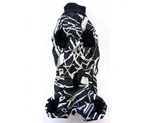 Комбинезон на кобеля таксы утепленный на гладком подкладе