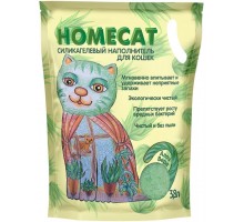 Силикагелевый наполнитель HOMECAT Алоэ Вера