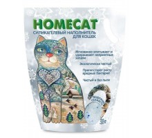 Силикагелевый наполнитель HOMECAT Морозная свежесть