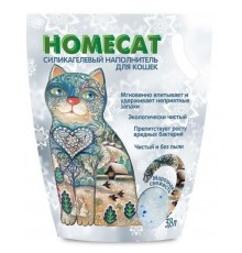 Силикагелевый наполнитель HOMECAT Морозная свежесть