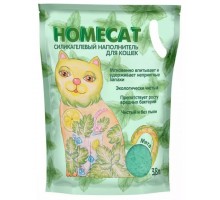 Силикагелевый наполнитель HOMECAT Мята