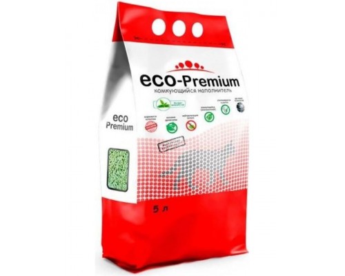 ECO-Premium Зеленый чай наполнитель комкующийся древесный