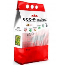 ECO-Premium Тутти-фрутти  наполнитель комкующийся древесный