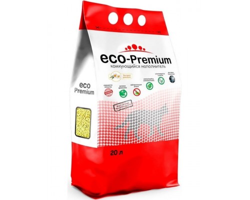 ECO-Premium Ромашкка наполнитель комкующийся древесный