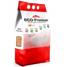 ECO-Premium Персик наполнитель комкующийся древесный