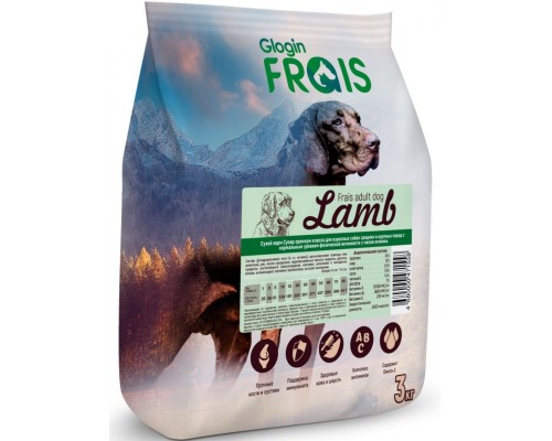 Frais Signature Adult Dog Lamb с мясом ягненка для взрослых собак средних и крупных пород