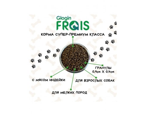 Frais Signature Adult Dog Mini Turkey с мясом индейки для взрослых собак мелких пород