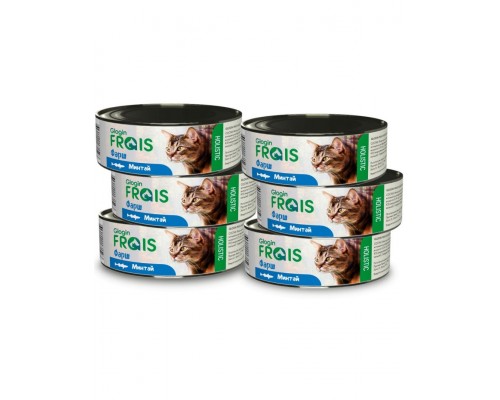 Glogin Frais Holistic для кошек фарш, минтай