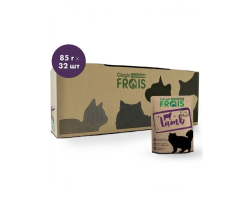 Frais Classique Lamb для взрослых кошек с ягнёнком в нежном соусе