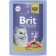 Brit Premium для кошек форель в желе