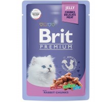 Brit Premium для котят кролик в желе