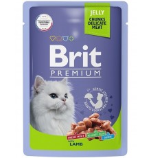 Brit Premium для кошек ягненок в желе