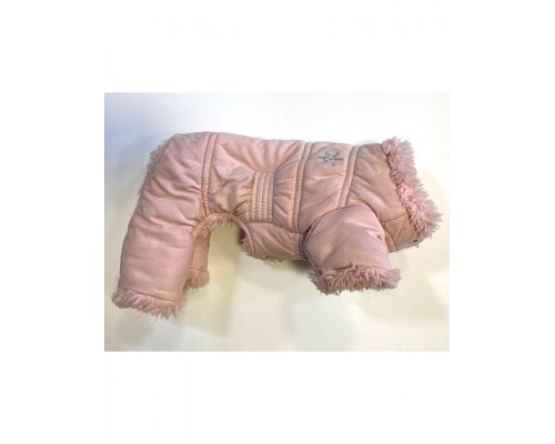 Дублёнка тёплая розовая