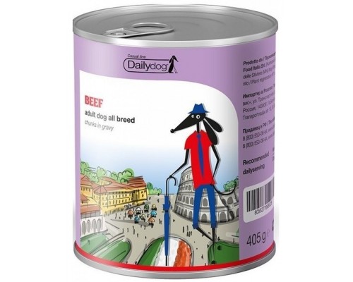 Dailydog casual line кусочки говядины в соусе