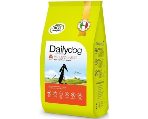 Dailydog Classic Line Senior Medium Large Breed Turkey and Rice для пожилых собак средних и крупных пород с индейкой и рисом