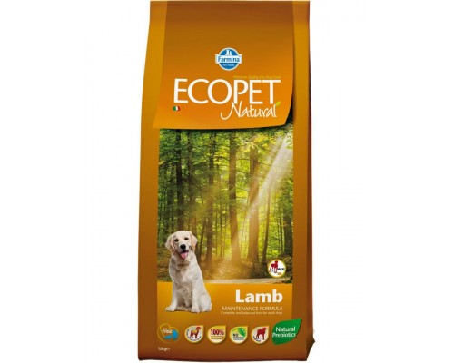 Farmina Ecopet Natural Lamb Maxi сухой корм для взрослых собак крупных пород с ягненком