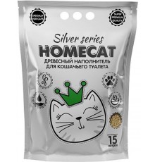 Древесный наполнитель HOMECAT Silver Series