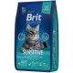 Brit Premium Cat Sensitive с индейкой и ягненком для кошек с чувствительным пищеварением