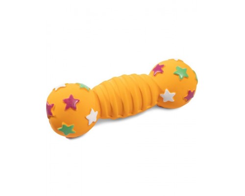 Игрушка для собак из латекса "Гантель Звезды"
