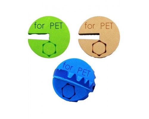 Техно-мячик 4см + 2 модуля голубой