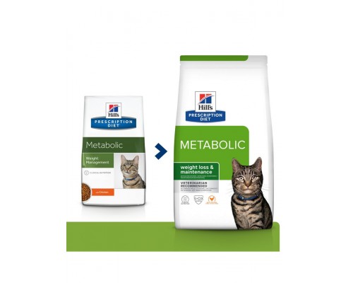 PRESCRIPTION DIET Metabolic для кошек с курицей, снижение избыточного веса