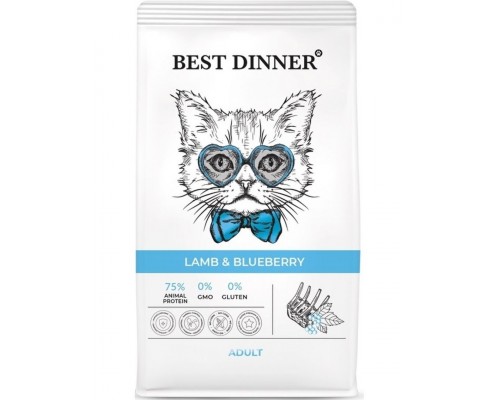 Adult Cat Lamb&Blueberry с ягненком и голубикой