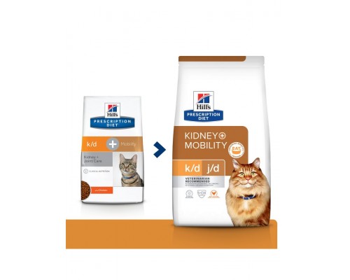 PRESCRIPTION DIET k/d + Mobility лечение заболеваний почек + суставы