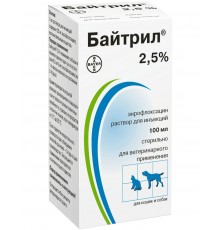 БАЙТРИЛ 2,5% инъекционный раствор