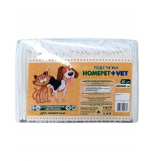 Пеленки HOMEPET VET для животных, впитывающие гелевые 30шт в упаковке