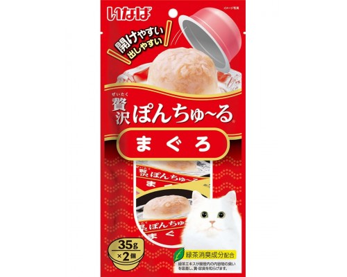 Лакомство для кошек Inaba Pon Churu Тунец магуро, суфле