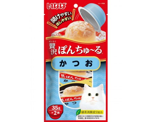 Лакомство для кошек Inaba Pon Churu Тунец кацуо, суфле