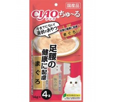 Лакомство для кошек Inaba Ciao Churu Пюре для укрепления костей и суставов, тунец магуро