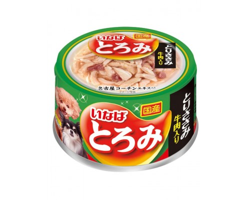 Влажный корм для собак Inaba Toromi Куриное филе с говядиной в бульоне