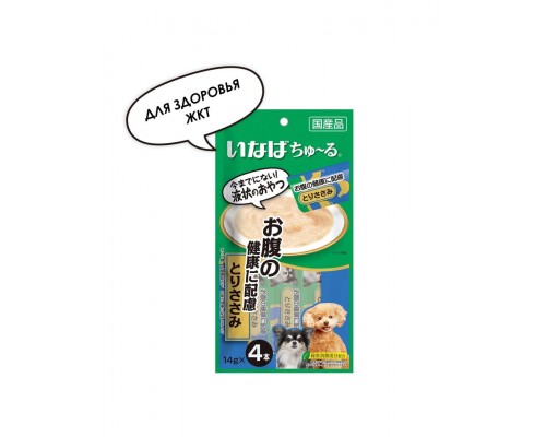 Лакомство для собак Inaba Churu Пюре для здоровья ЖКТ, куриное филе