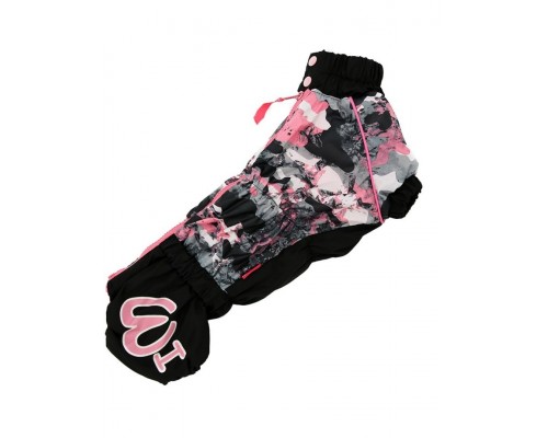 Комбинезон черно-розовый для девочек