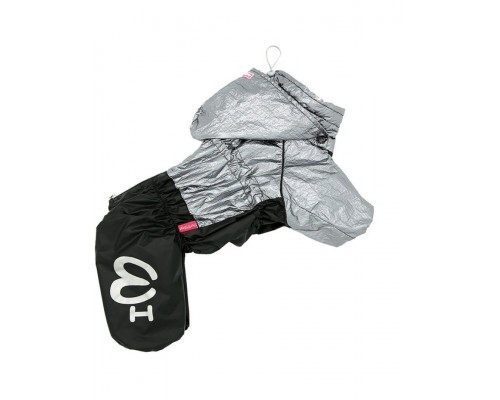 Дождевик серебро/черный для мальчиков