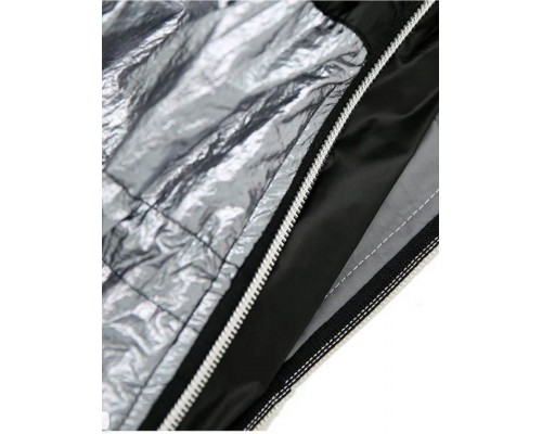 Дождевик серебро/черный для мальчиков