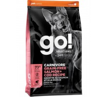 Беззерновой корм для собак и щенков лосось и треска Go! Solutions Dogs Carnivore Grain-Free Salmon+Cod