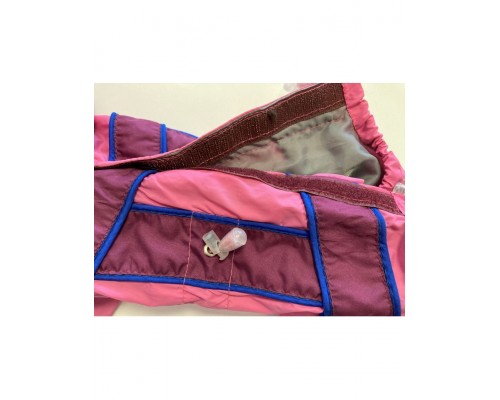 Комбинезон 2-слойный "Гонщик"с капюшоном на девочку