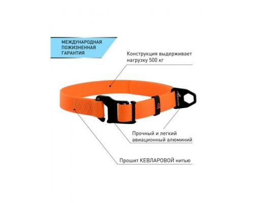Ошейник EVOLUTOR регулируемый, универсальный 25 мм, длина 25-70 см