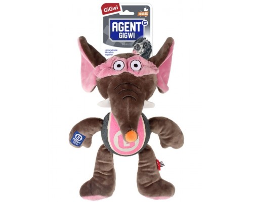 Слон с пищалкой и теннисным мячом