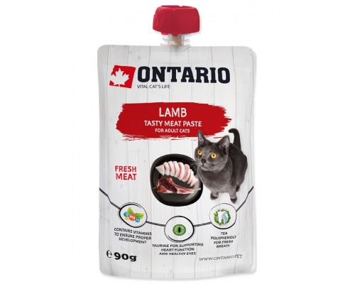 Лакомство-паштет для взрослых кошек из свежего мяса ягненка