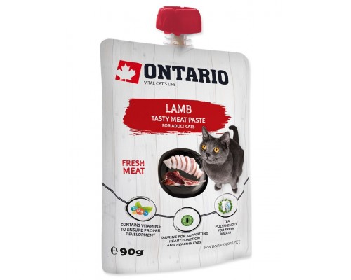 Лакомство-паштет для взрослых кошек из свежего мяса ягненка