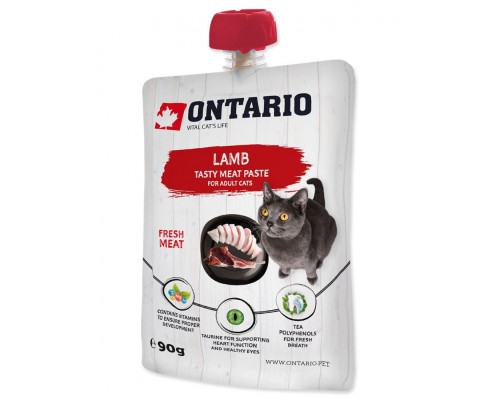 Лакомство-паштет для взрослых кошек из свежего мяса ягненка